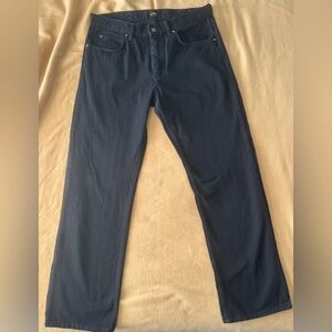 Lee Men's Black Straight Jeans